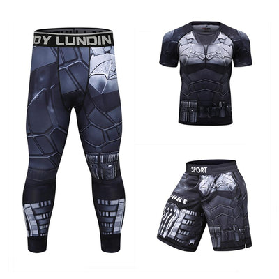 Traje de Entrenamiento Jiu-Jitsu con Compresión Elástica Resistente - Image 3