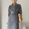 Abrigo Tweed Reversible con Cuello de Solapa - Elegancia y Versatilidad para Mujer