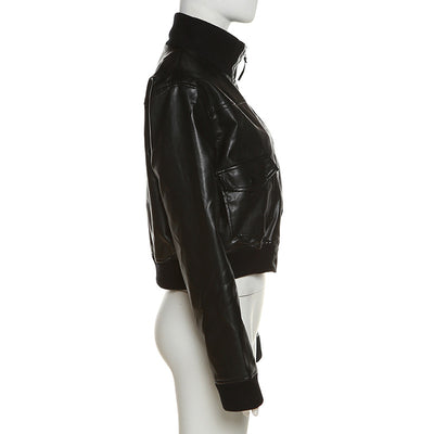 Chaqueta Street Style con Cuello Alzado y Mangas Largas - Image 16