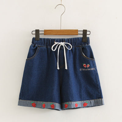 Jeans Anchos Fresa para Mujer - Corte Holgado y Moderno - Image 13