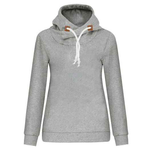 Sudadera con Capucha de Patchwork Estampada - Image 7