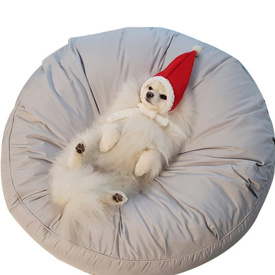 Cama Redonda Impermeable para Mascotas con Funda Lavable y Elástica - Image 3