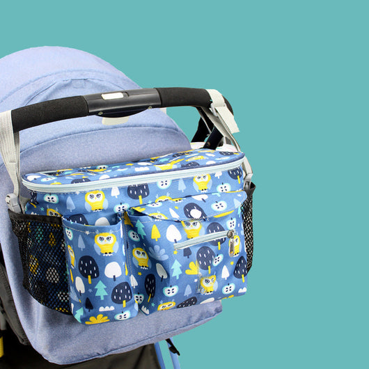 Organizador de Cochecito Bebé - Bolsa Multiusos con Gran Capacidad y Portabiberones - Image 23