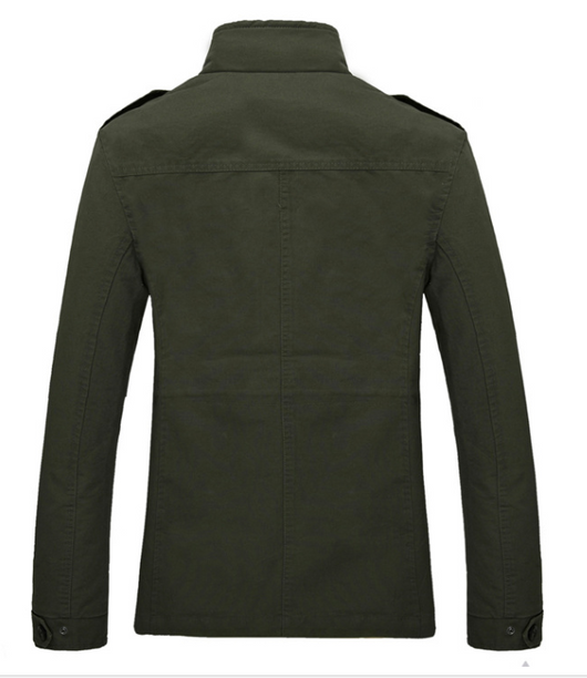 Chaqueta de Algodón Lavado para Hombre - Abrigo Casual Tallas Grandes Invierno - Image 6