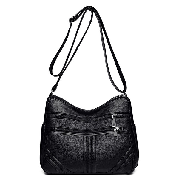 Bolso Crossbody de Cuero Suave Texturizado para Mujer - Image 7