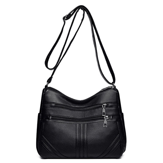 Bolso Crossbody de Cuero Suave Texturizado para Mujer - Image 7