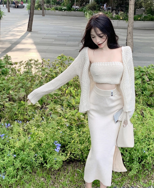 Conjunto de Suéter Tejido Cómodo para Mujer - Image 3