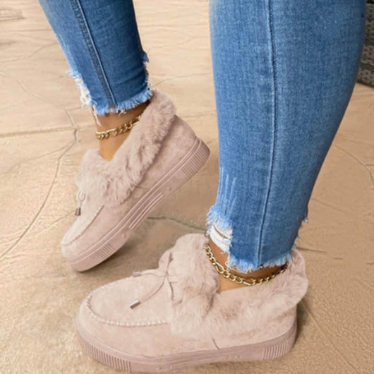 Zapatos de Algodón Cálidos con Terciopelo y Acolchado - Image 6