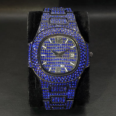 Reloj Hip Hop Diamantes Completos Rap Bling - Image 23