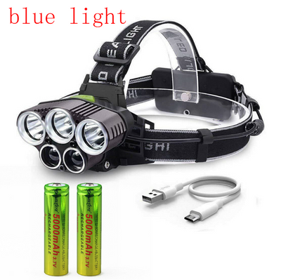 Linterna Frontal LED Recargable USB para Pesca Nocturna - 6 Modos - Image 12