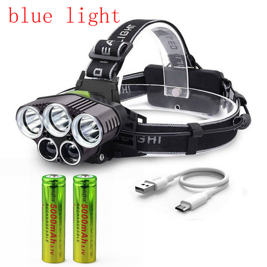 Linterna Frontal LED Recargable USB para Pesca Nocturna - 6 Modos - Image 12