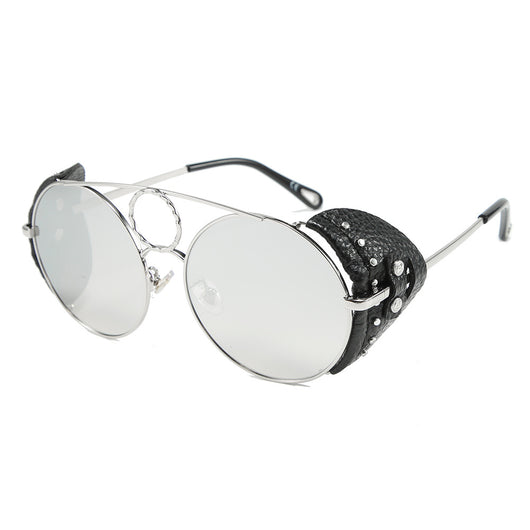 Gafas de Sol Redondas con Remaches Metálicos - Image 14