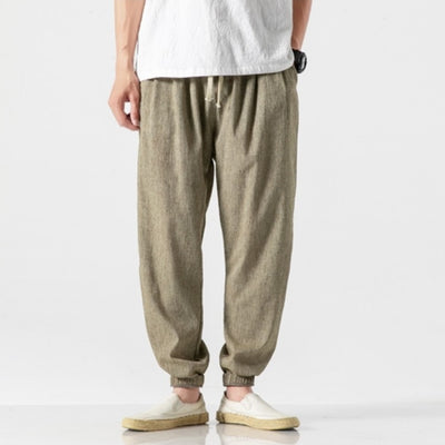 Pantalones Cortos de Lino para Hombre - Image 2