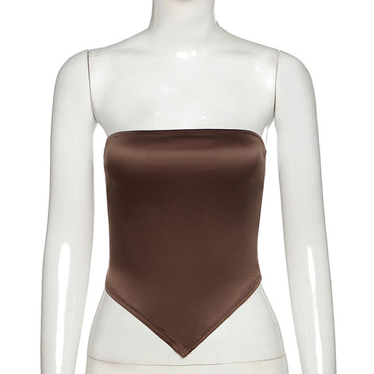 Top Strapless Ajustado Envolvente para Busto Pequeño - Image 11