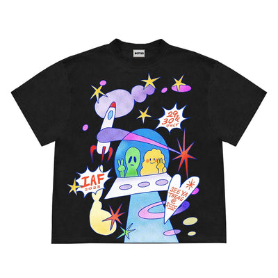 Camiseta Artística Diseño UFO Estilo Instagram - Image 13
