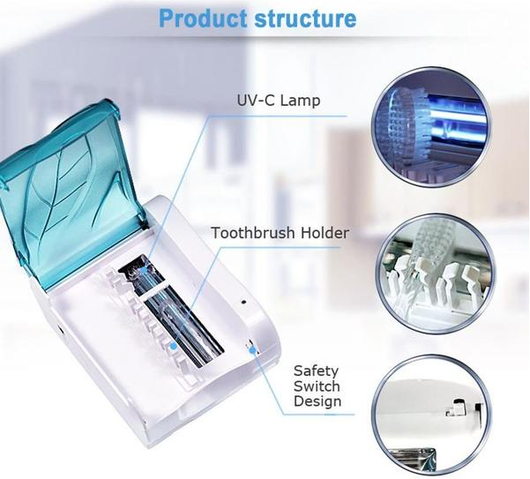 Organizador de Cepillos con Esterilizador UV - Image 4