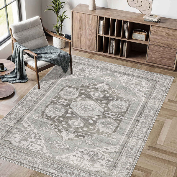 Tapete Bohemio Plegable de Cashmira Lavada para Sala