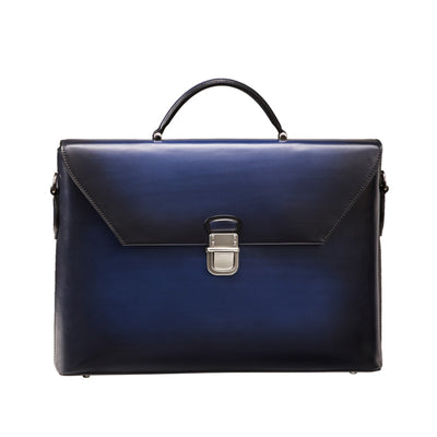 Bolso Vintage Artesanal de Cuero con Solapa para Negocios - Image 7