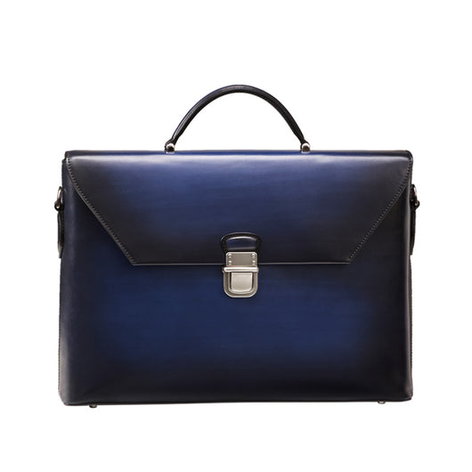 Bolso Vintage Artesanal de Cuero con Solapa para Negocios - Image 7