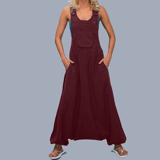 Jumpsuit con Bolsillo Grande y Correa Ajustable - Image 9