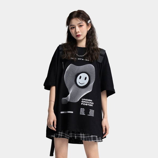 Playera Estampado Corazón Creativo para Mujer
