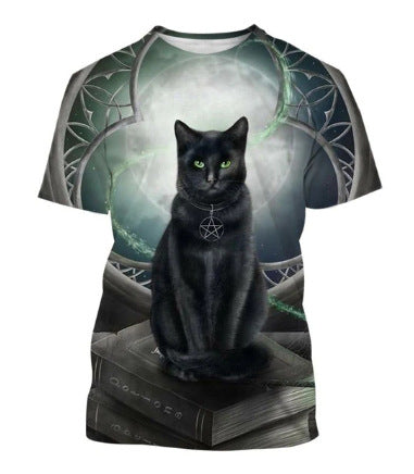Playera para Hombre con Estampado 3D de Gatos Adorables - Image 9