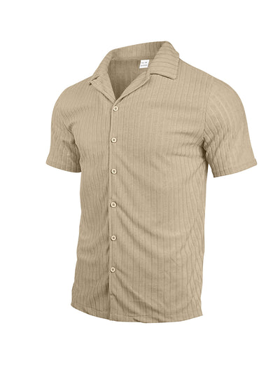 Conjunto Casual de Camisa con Botones y Shorts para Hombre - Image 23