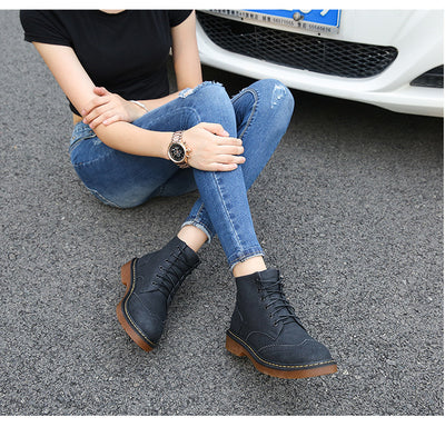 Botas Martin de Cordones en Encaje Británico para Mujer - Image 20