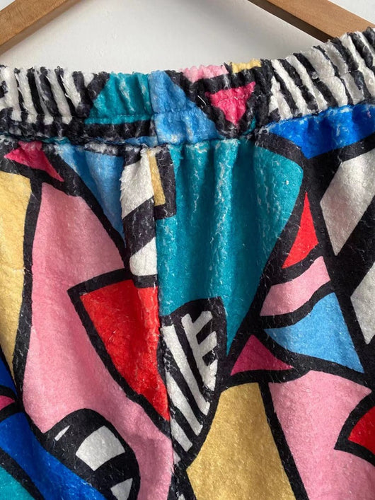 Pantalones Harem Sueltos de Cashmira Estampada con Lana - Image 8