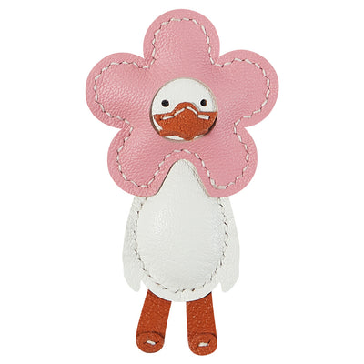 Llavero Pato de Cuero Hecho a Mano - Material DIY Artesanal - Image 2