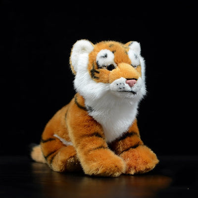 Peluche Tigre de Bengala Amarillo Realista - Juguete Simulado Premium