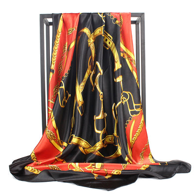 Pañoleta Estampada Grande de Rayón para Mujer - Image 12