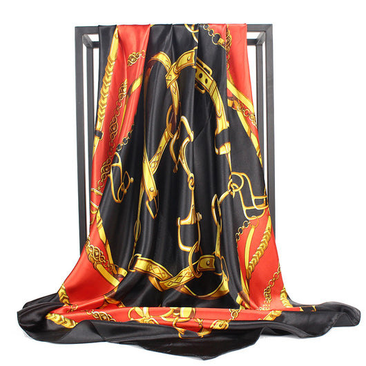 Pañoleta Estampada Grande de Rayón para Mujer - Image 12