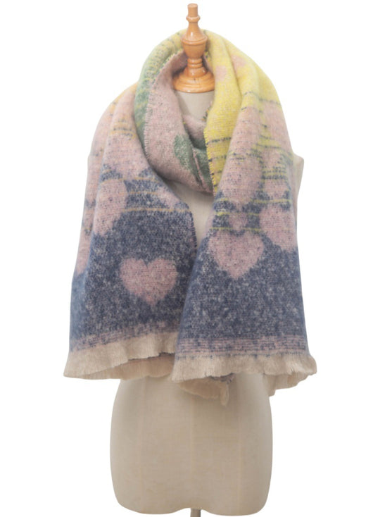 Cuello Térmico Jacquard con Diseño de Amor - Bufanda Versátil Europea - Image 30