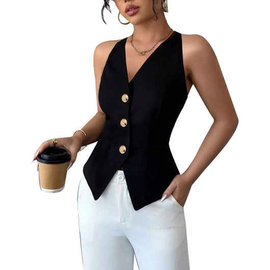 Chaleco Halter Backless Ajustable - Cardigan de Verano para Mujer - Image 4