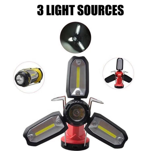 Linterna de Trabajo LED Recargable con Gancho y Base Magnética - Image 11