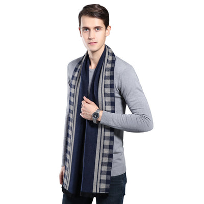 Bufanda de Cachemira para Hombre Otoño Invierno - Image 45