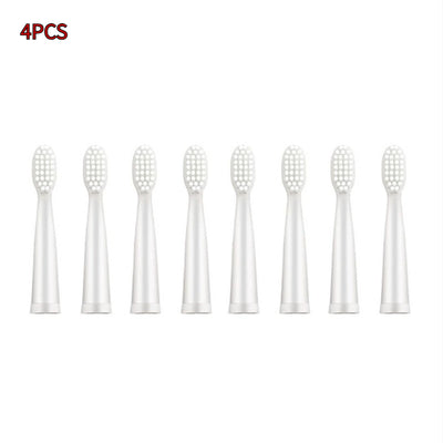 Four black soft-bristle replacement toothbrush heads for an automatic ultrasonic wave toothbrush. - Image 15
