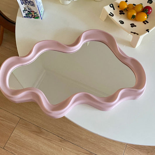 Espejo de Maquillaje Montado en Pared con Diseño Nube - Espejo de Tocador - Image 2