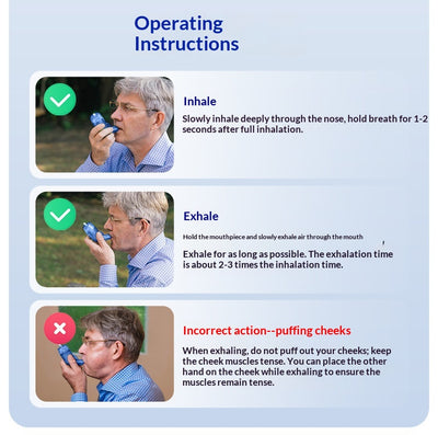 Dispositivo Vibrador para Limpiar Vías Respiratorias - Entrenador de Respiración para Adultos Mayores y Niños - Image 13