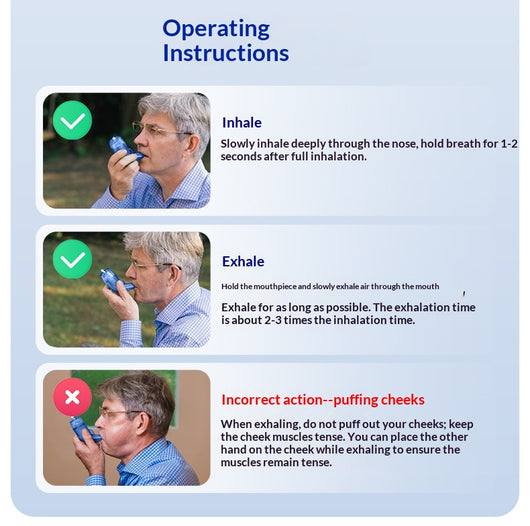 Dispositivo Vibrador para Limpiar Vías Respiratorias - Entrenador de Respiración para Adultos Mayores y Niños - Image 13