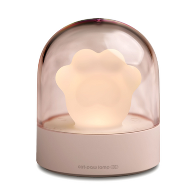 Lámpara Musical Infantil con Forma de Patita de Gato - Luz Nocturna USB Recargable - Image 9