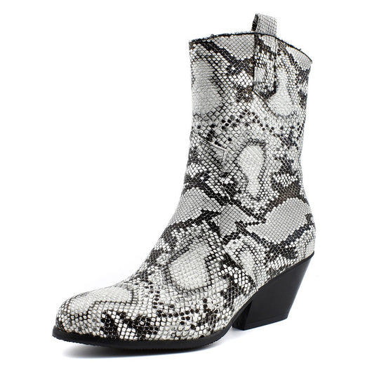 Botas para Mujer con Estampado de Serpiente - Image 4