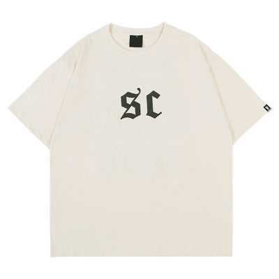 Camiseta Estampada con Letras Estilo Urbano Americano para Hombre - Image 5