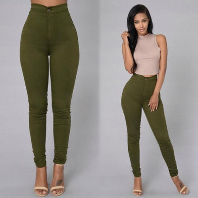 Leggins Elásticos Premium de Cintura Alta - Pantalones Ajustados de Colores Candy - Image 5