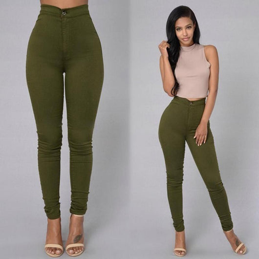 Leggins Elásticos Premium de Cintura Alta - Pantalones Ajustados de Colores Candy - Image 5