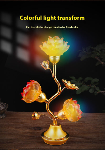 Lámpara Piloto LED Multicolor de Cristal Decorativo - 3 Diseños - Image 13