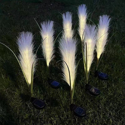 Lámpara Solar LED para Jardín con Diseño de Pasto Pampa - Image 8