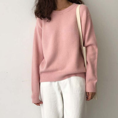Suéter Elástico Oversize Básico para Hombre y Mujer - Image 10