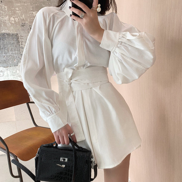 Camisa Blanca Casual Elegante